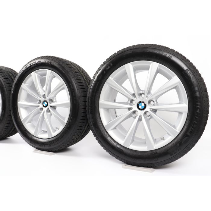 BMW Winterkompletträder 6er G32 7er G11 G12 18 Zoll Styling 642 V-Speiche main product photo