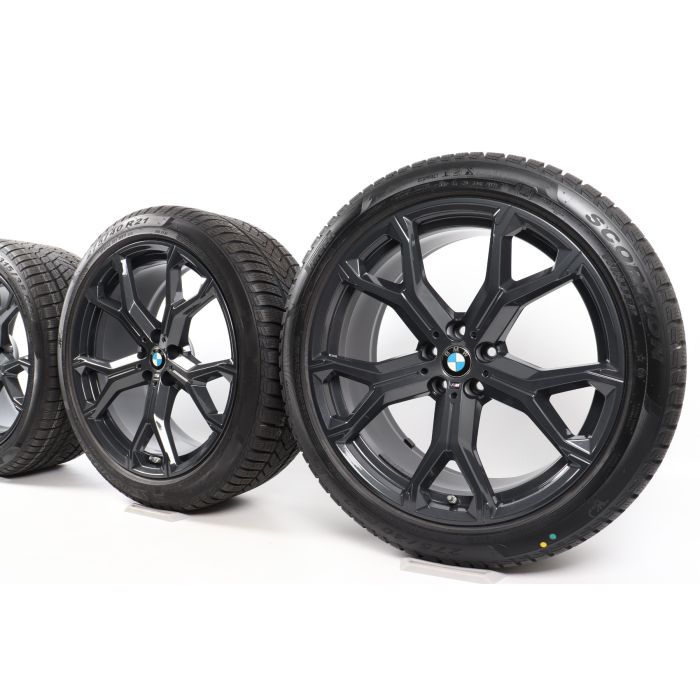 BMW Winterkompletträder X5 G05 X6 G06 21 Zoll Styling 741 M Y-Speiche main product photo