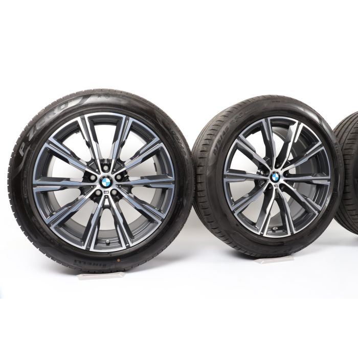 BMW Sommerkompletträder X5 G05 X6 G06 20 Zoll Styling 740 M Stern