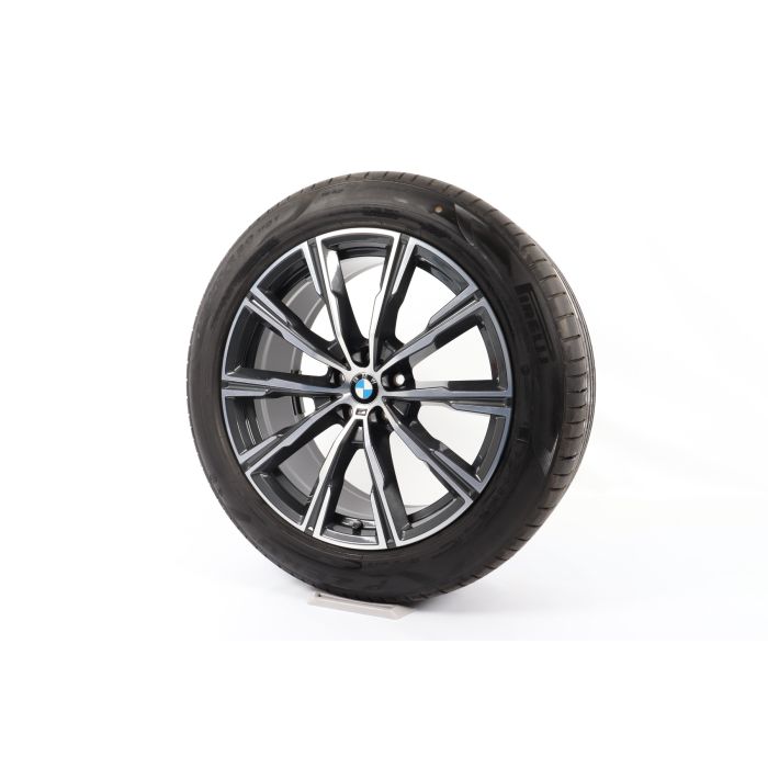BMW Sommerkompletträder X5 G05 X6 G06 20 Zoll Styling 740 M Stern
