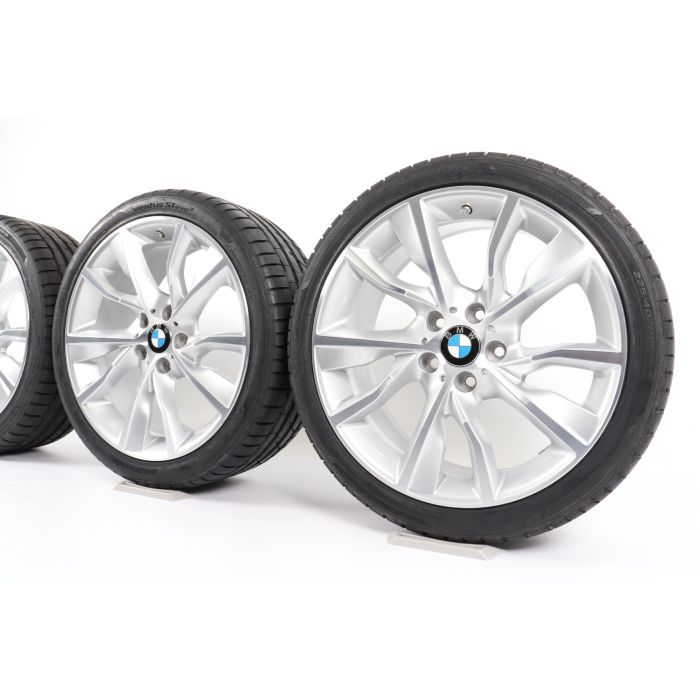 BMW Velgen met Zomerbanden 3 Serie F30 F31 4 Serie F32 F33 F36 19 Inch Styling 402 Turbine-spaak main product photo