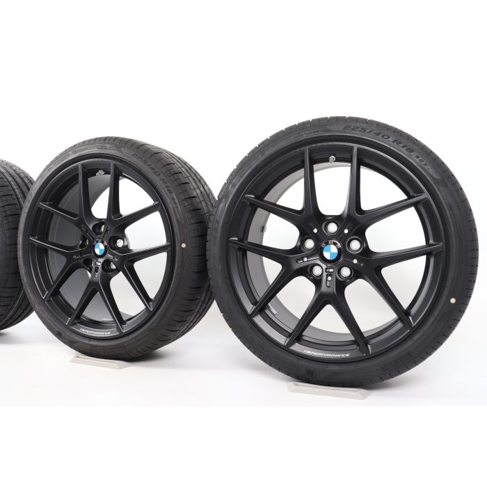 BMW Sommerkompletträder 1er F40 2er F44 18 Zoll Styling 554 M Y-Speiche main product photo