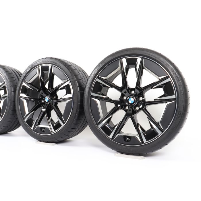 BMW Sommerkompletträder 5er G30 G31 20 Zoll Styling 1001i V-Speiche main product photo