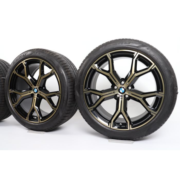 BMW Winterkompletträder X5 G05 X6 G06 21 Zoll Styling 741 M Y-Speiche main product photo