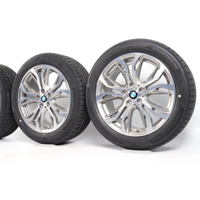BMW Sommerkompletträder X1 F48 X2 F39 18 Zoll Styling 566 Y-Speiche main product photo