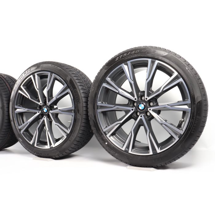 BMW Velgen met Winterbanden X7 G07 22 Inch Styling 758 Y-Speiche main product photo