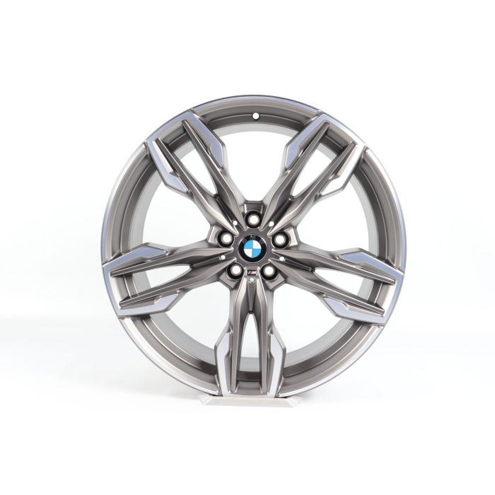 1x Hinterachse BMW Alufelge X3 G01 X4 G02 21 Zoll Styling 718 M Doppelspeiche main product photo