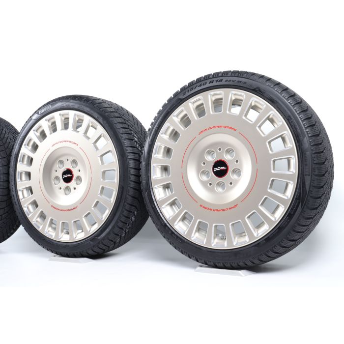 MINI Winterkompletträder F65 F66 F67 18 Zoll Styling JCW Rallye Spoke 964 main product photo