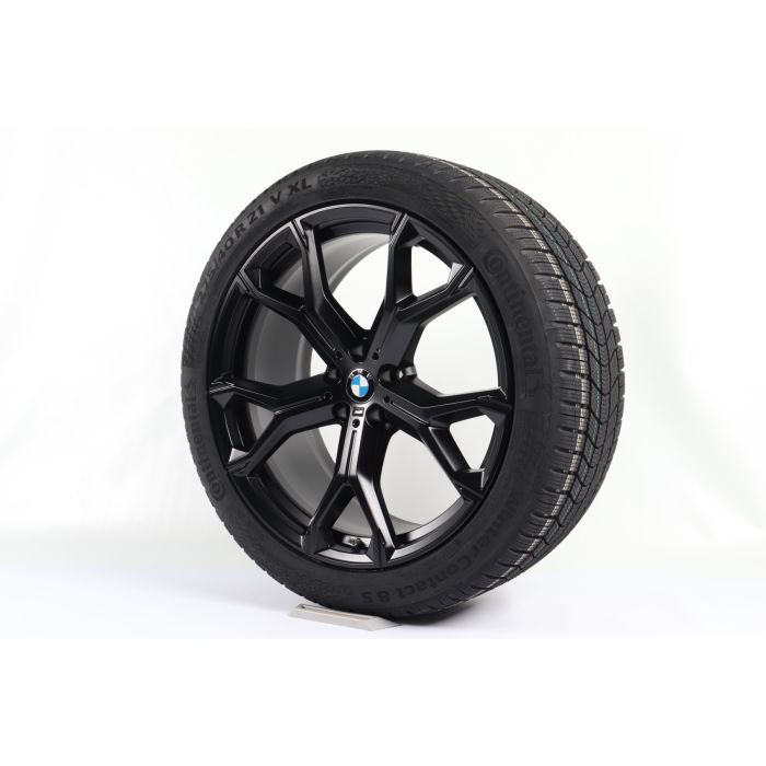 BMW Velgen met Winterbanden X5 G05 X6 G06 21 Inch Styling 741 M Y-Speiche