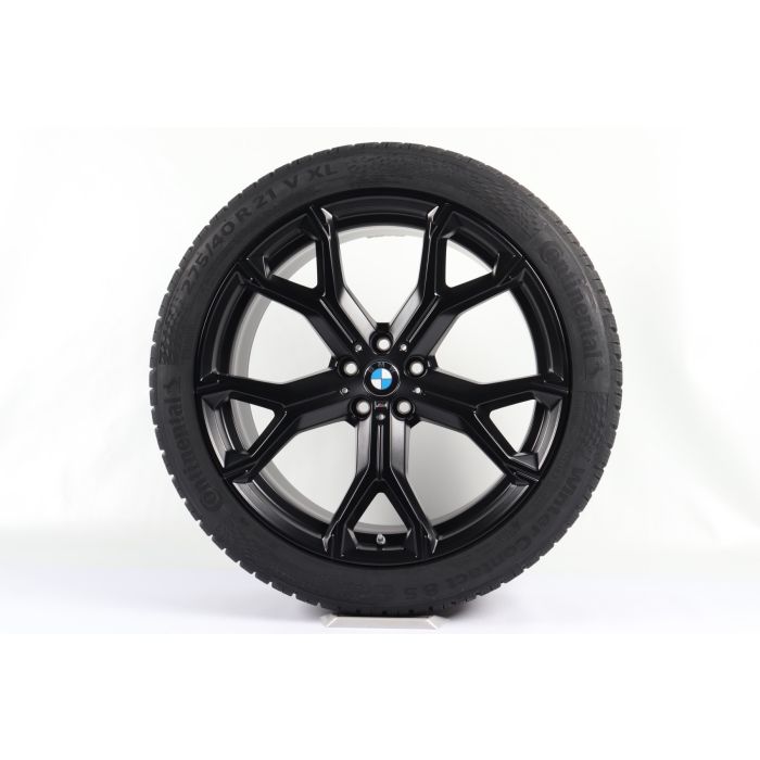 BMW Velgen met Winterbanden X5 G05 X6 G06 21 Inch Styling 741 M Y-Speiche
