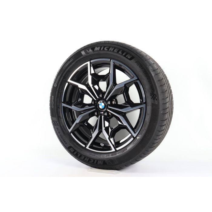 BMW G01 X3 純正 245/50R19 Yスポーク 887M 美品 バリ溝】BMW G01 X3 Mスポーツ 純正 Yスポーク 887M 19in 7.5J +