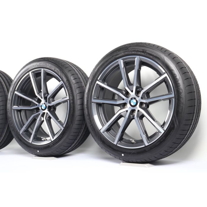 BMW Sommerkompletträder 3er G20 G21 2er G42 4er G22 G23 18 Zoll Styling 780 V-Speiche main product photo