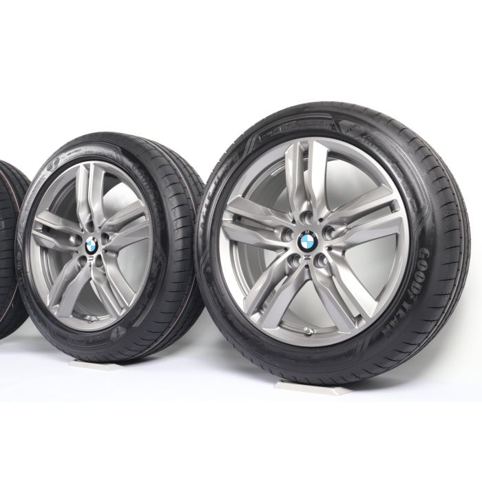 BMW Sommerkompletträder X1 F48 X2 F39 18 Zoll Styling 570 M Doppelspeiche main product photo
