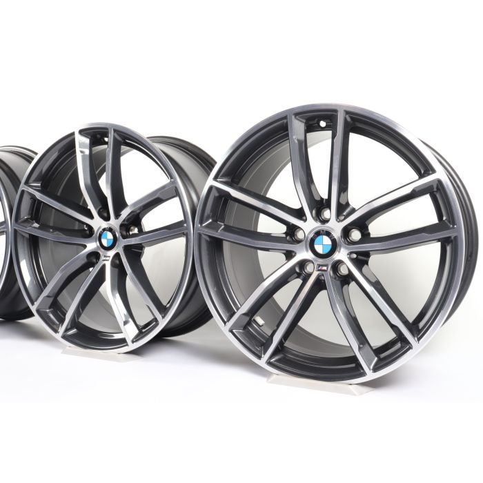 4x BMW Alloy Rims 5 Series G30 G31 18 Inch Styling 662 M Doppelspeiche main product photo
