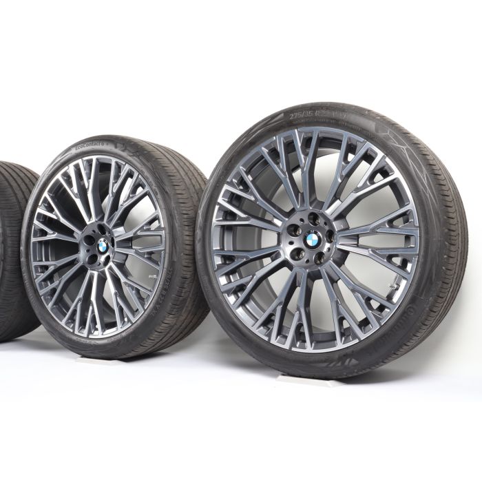 BMW Sommerkompletträder X5 G05 X6 G06 22 Zoll Styling 745i Y-Speiche main product photo