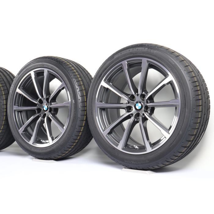 BMW Sommerkompletträder 6er G32 7er G11 G12 19 Zoll Styling 685 V-Speiche main product photo