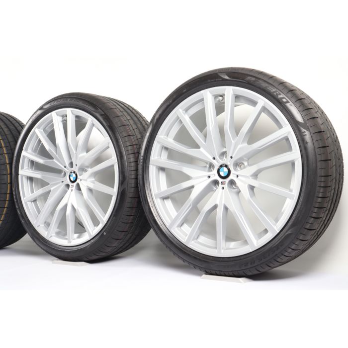 BMW Sommerkompletträder X5 G05 X6 G06 22 Zoll Styling 742 M Doppelspeiche main product photo