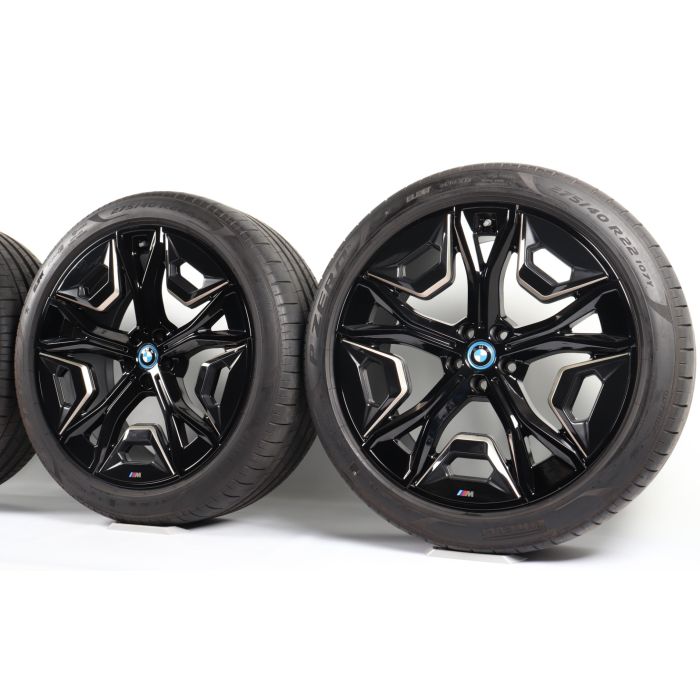 BMW Sommerkompletträder iX i20 22 Zoll Styling 1023 M Aerodynamik main product photo