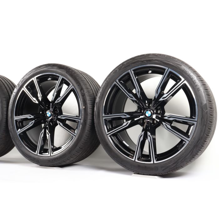 BMW Sommerkompletträder X5 G05 X6 G06 22 Zoll Styling 747 M Doppelspeiche main product photo