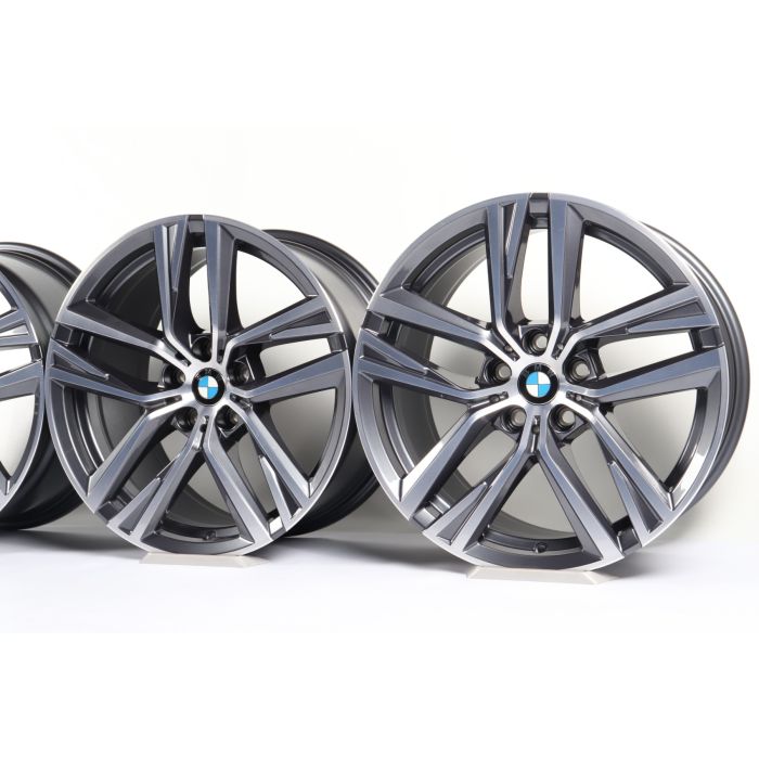 4x BMW Alufelgen i4 G26 18 Zoll Styling 853 Doppelspeiche main product photo
