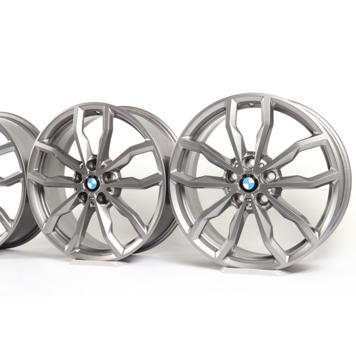 4x BMW Alufelgen 1er F40 2er F44 X1 F48 X2 F39 18 Zoll Styling 711 Y-Speiche main product photo