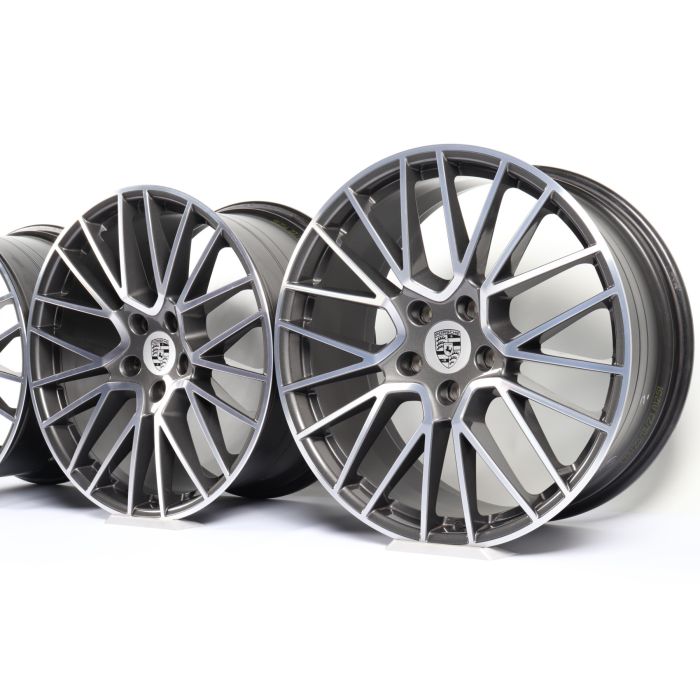 4x Porsche Alufelgen Cayenne E3 + E3 II 21 Zoll "RS Spyder Design" main product photo