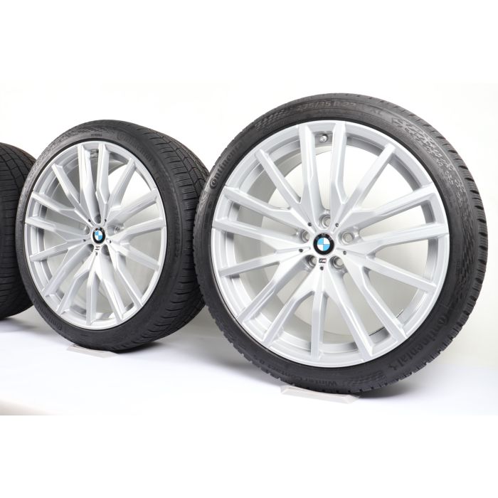 BMW Winterkompletträder X5 G05 X6 G06 22 Zoll Styling 742 M Doppelspeiche main product photo