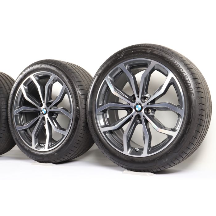 BMW Sommerkompletträder X3 G01 X4 G02 20 Zoll Styling 695 Y-Speiche main product photo