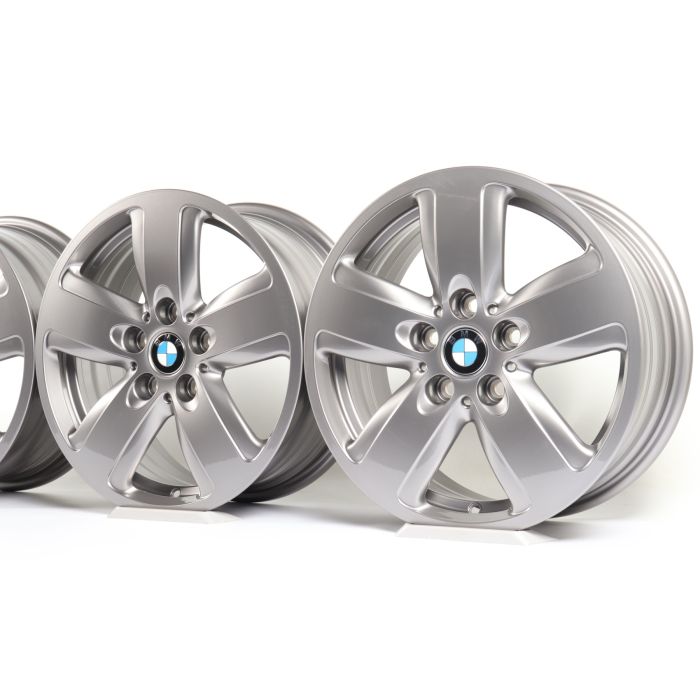 4x BMW Alufelgen 1er F40 2er F44 16 Zoll Styling 517 Sternspeiche main product photo