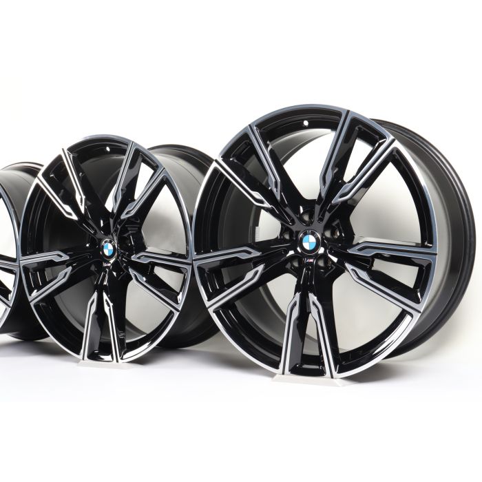 4x BMW Velgen X5 G05 X6 G06 22 Inch Styling 747 M Doppelspeiche main product photo