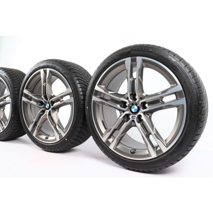 BMW Winterkompletträder 1er F40 2er F44 18 Zoll Styling 556 M Doppelspeiche main product photo