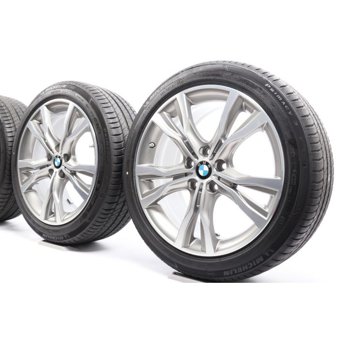 BMW Sommerkompletträder 2er F45 F46 18 Zoll Styling 484 Doppelspeiche main product photo
