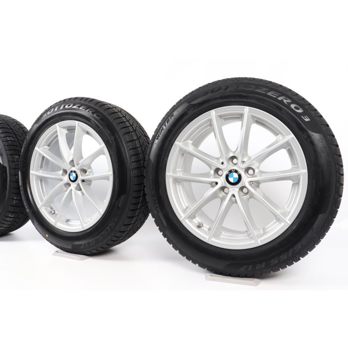 BMW Winterkompletträder 5er G30 G31 17 Zoll Styling 618 V-Speiche main product photo