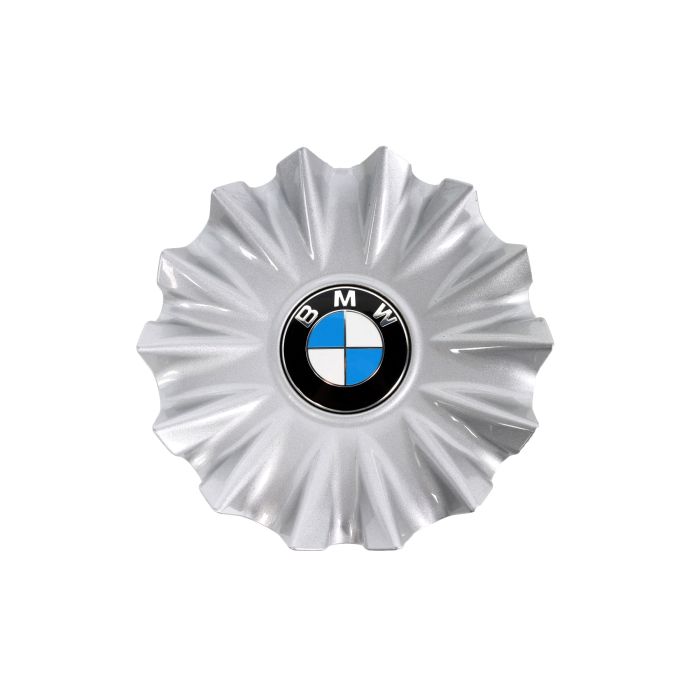 1 Satz Original BMW Nabendeckel Silber für Alufelge Styling 620