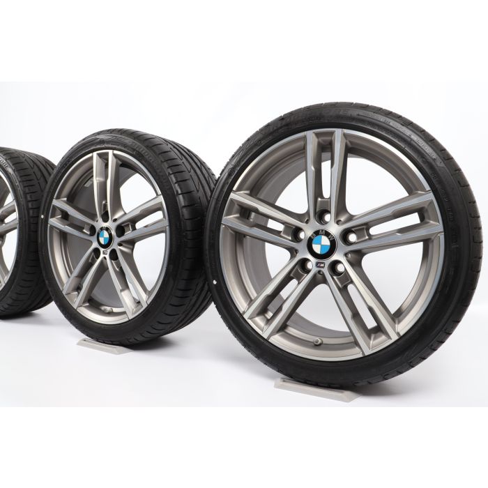 BMW Sommerkompletträder 1er F20 F21 2er F22 F23 18 Zoll Styling 719 M Doppelspeiche main product photo