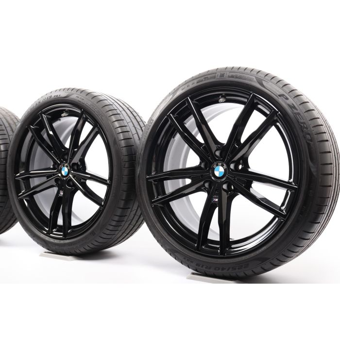 BMW Sommerkompletträder 3er G20 G21 2er G42 4er G22 G23 19 Zoll Styling 791 M Doppelspeiche main product photo