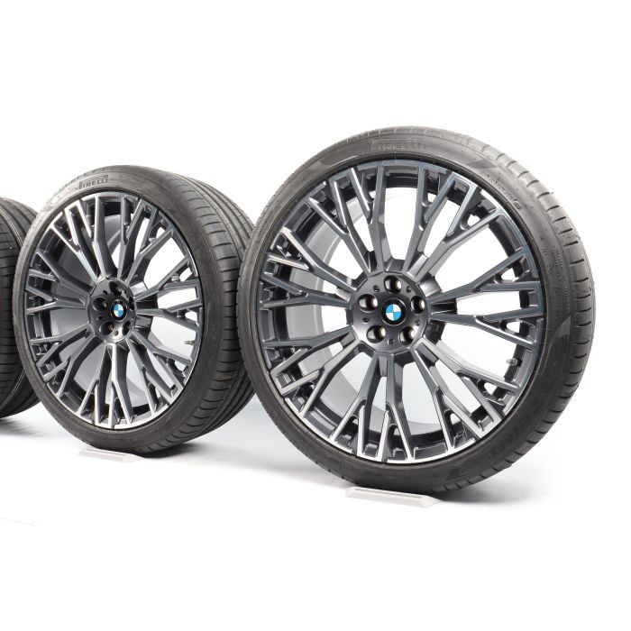 BMW Sommerkompletträder X5 G05 X6 G06 22 Zoll Styling 745i Y-Speiche main product photo