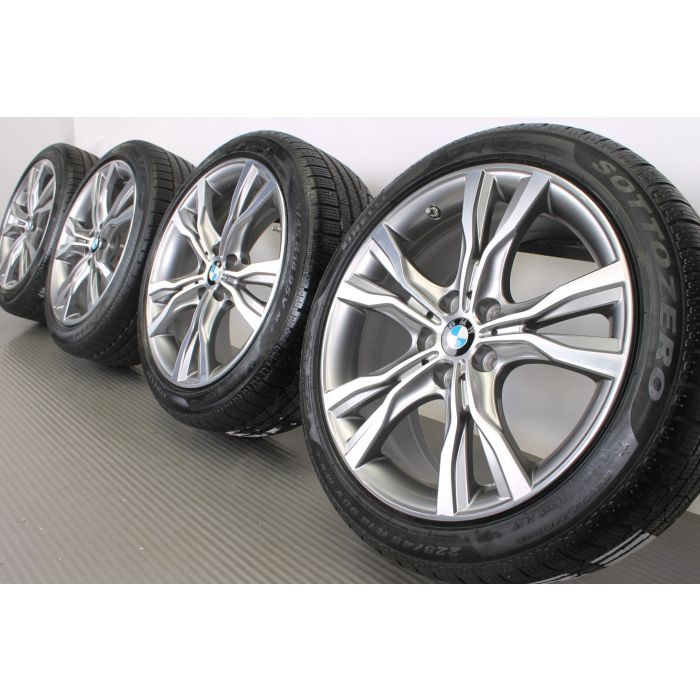 BMW Velgen met Winterbanden 2 Serie F45 F46 18 Inch Styling 484 Dubbelspaak main product photo