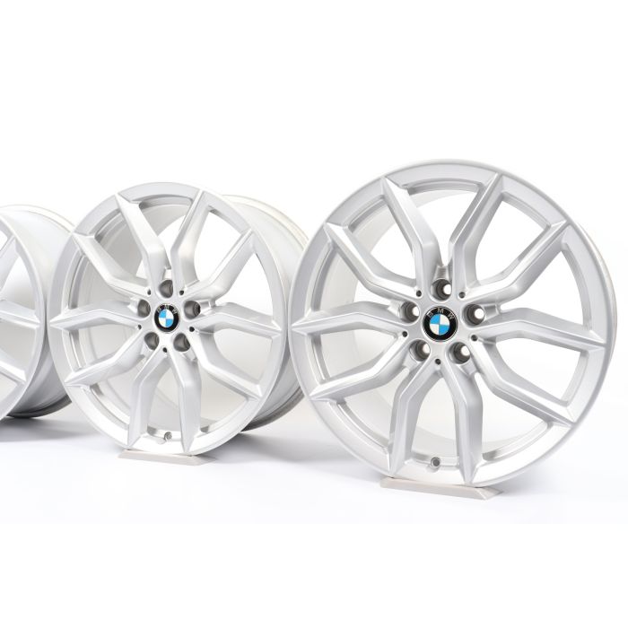 4x BMW Alufelgen X5 G05 X6 G06 19 Zoll Styling 734 V-Speiche main product photo