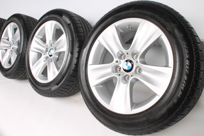 BMW Alufelge Sternspeiche 327 Silber 8Jx17 ET30 5er F10