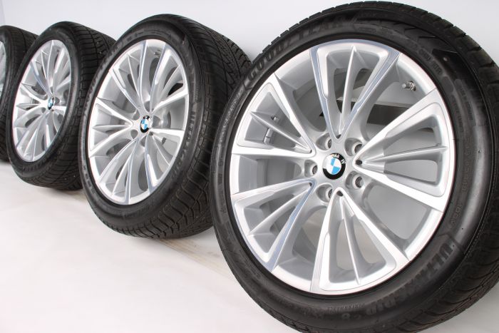 BMW Winterradsatz 5er G30 G31 18 Zoll 643 W-spoke RDC bicolor Pirelli