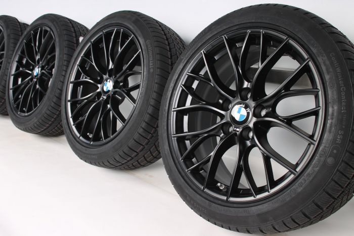 BMW Winterkompletträder 3er F30 F31 4er F32 F33 F36 18 Zoll Styling 405 M Doppelspeiche main product photo