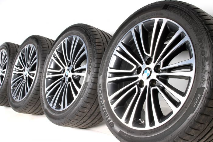 Original BMW 5er G30 G31 18 Zoll Alufelgen Sommerradsatz Doppelsp
