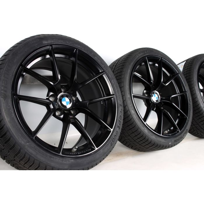 BMW Winterkompletträder M2 F87 19 Zoll 641 M Doppelspeiche RDC silber 