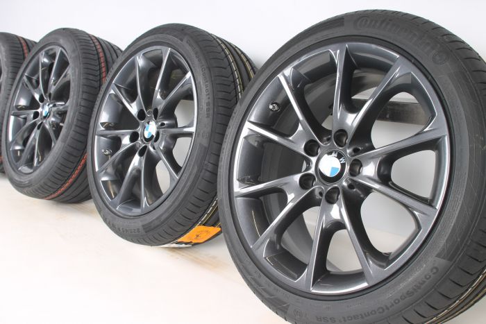 BMW Summer Wheels 3er F30 F31 / 4er F32 F33 F36 18 Zoll 398 Y-spoke Silber