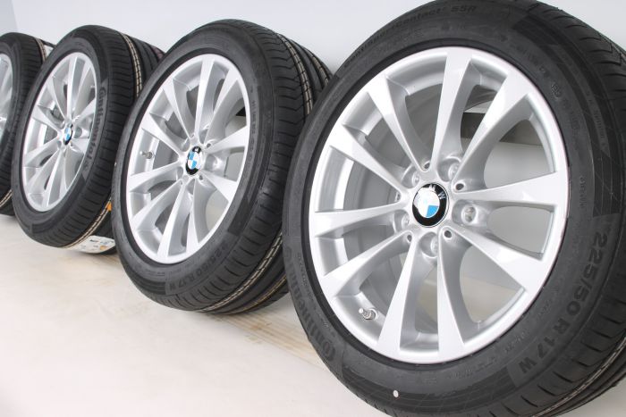 BMW Sommerkompletträder 3er F30 F31 4er F32 F33 F36 17 Zoll Styling 395 V-Speiche main product photo