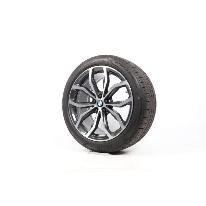 BMW Sommerkompletträder X3 G01 X4 G02 20 Zoll Styling 695 Y-Speic