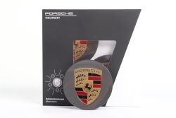1 Satz Porsche Nabendeckel 76mm titan dunkel