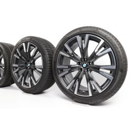 BMW Winterkompletträder X7 G07 22 Zoll Styling 756 Y-Speiche