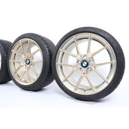 BMW Sommerkompletträder M2 F87 19 Zoll Styling 763 M Y-Speiche